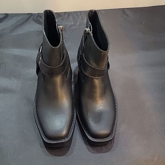 BRAND NEW SUN STONE BROWN RING HARDWARE NON-SLIP BREATHABLE SQUARE TOE - Picture 3 of 16